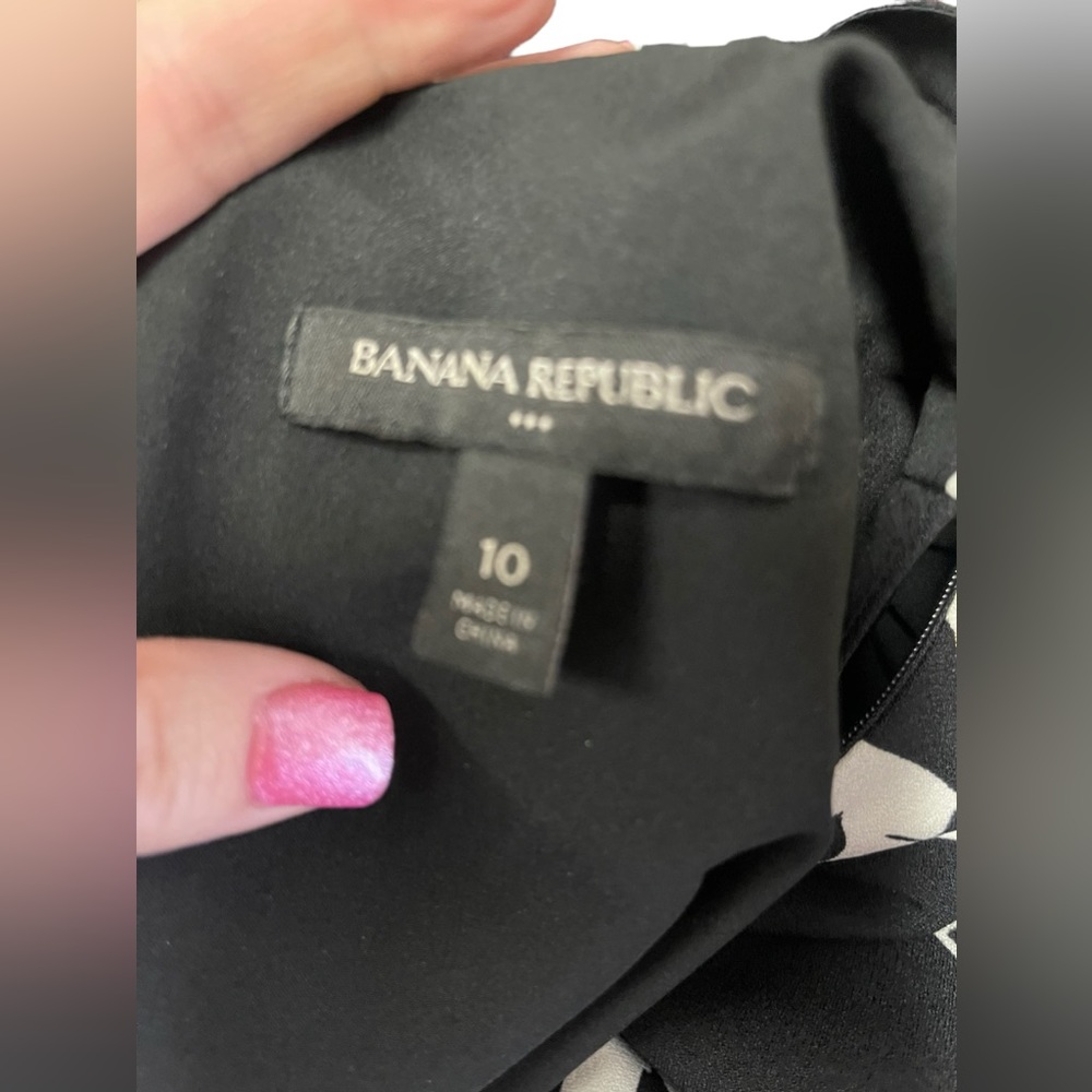 Banana Republic Dress size 10 stunning black shift dress with bows 🖤🖤 - Picture 4 of 4